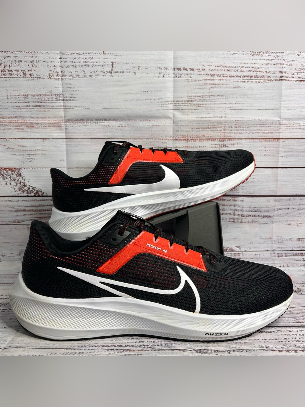 Nike Air Zoom Pegasus 40 'Black Light Crimson' Men’s Size 14
